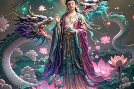 观音菩萨坐什么花