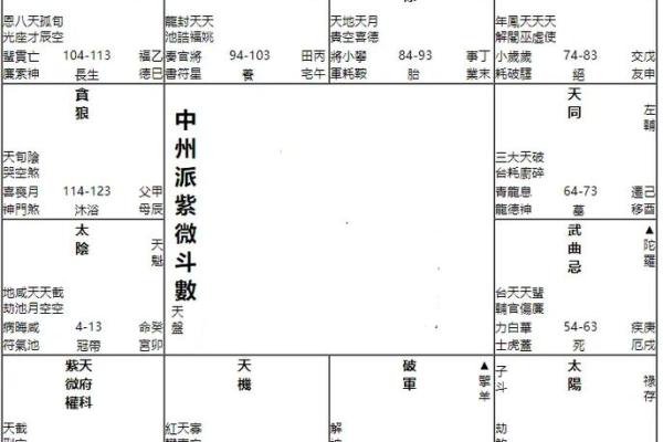 紫薇斗数科在命宫