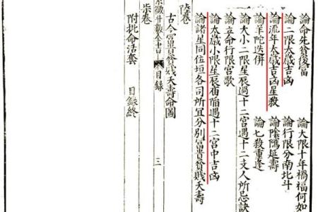 紫薇斗数中小限