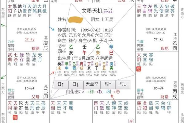 紫微斗数紫薇星排盘