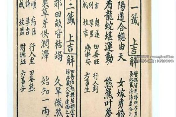 观音灵签六一签读书