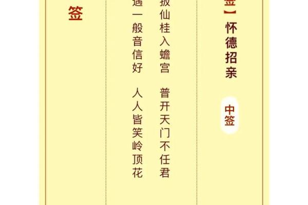 观音灵签第三十签详细解释