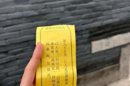 吕祖灵签95签解签