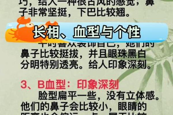 血型性格特点