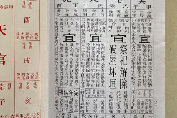 下半月吉日吉凶查询