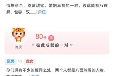 女鼠男虎生肖配对姻缘 属鼠女与属虎男婚姻配对详解