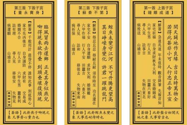 观音灵签第65签怎么破解