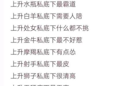 所有星座给人的第一印象都一样吗