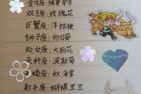 十二星座的专属花都有哪些呢
