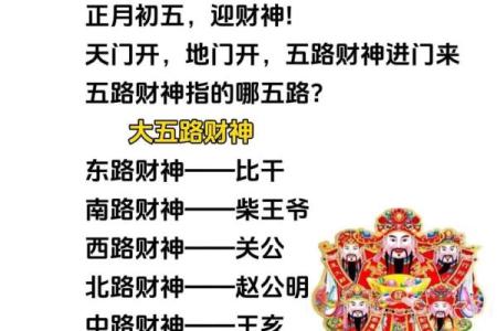 正月初五财神爷在哪个方位
