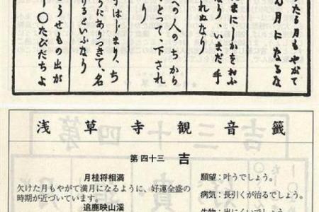 观音灵签第一签解签