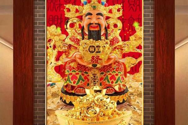 看看家中的财神挂画放在哪个位置好