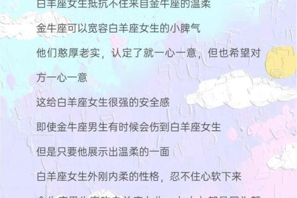 白羊男和金牛女配对_白羊男动了真情才有的表现