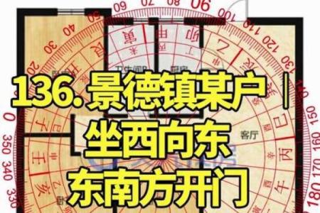 坐西向东住宅吉凶方位图