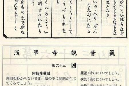 观音灵签解签18