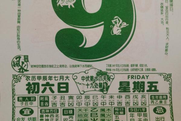 2024年10月8日(农历九月初六)每日老黄历宜忌详解