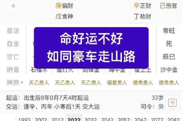 八字运年