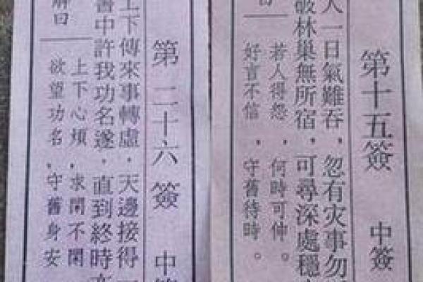 观音51灵签解签大全
