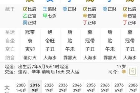 八字水为喜用神缺木
