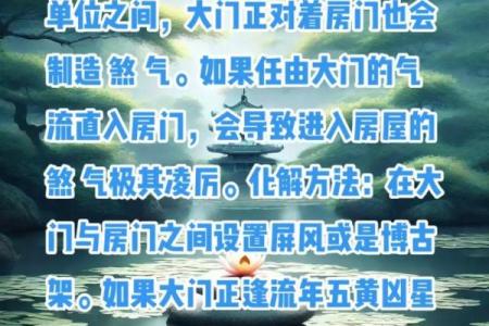 大门对大门风水怎么化解？
