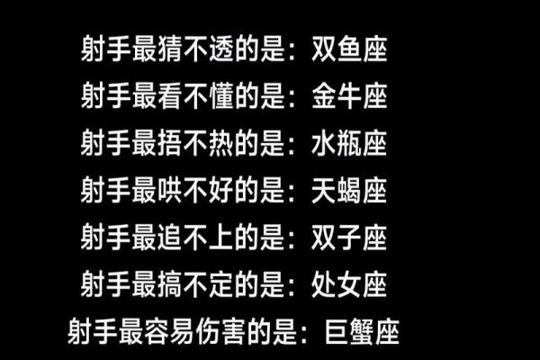 射手座适合什么星座的女孩子在一起