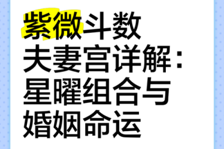 女命紫薇斗数夫妻宫贪狼