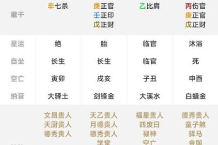 八字四柱排盘