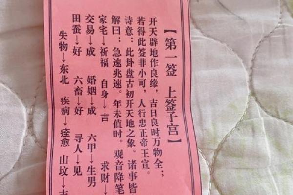 观音灵签第6签是什么签