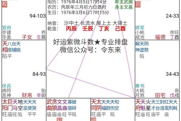 紫薇斗数命盘怎么看