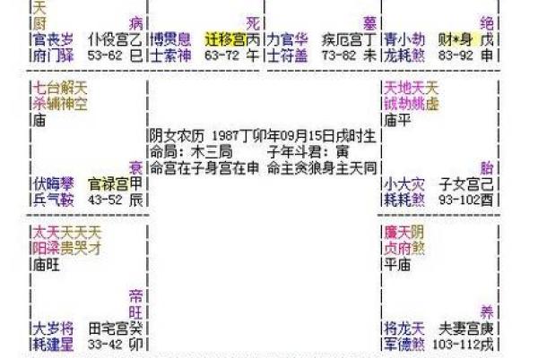 紫微斗数小字 紫微斗数小字衰老病死？