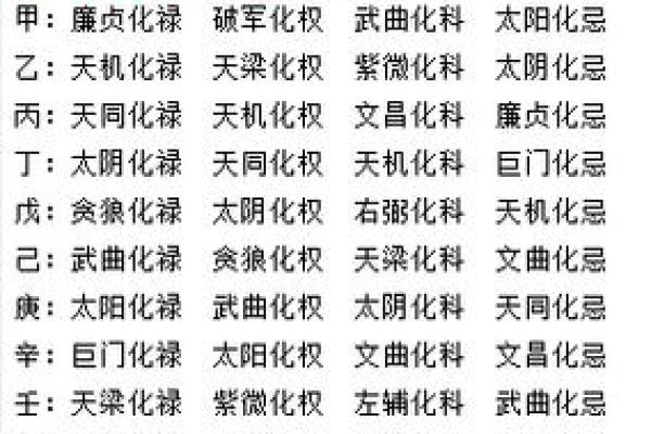 紫薇斗数干的气化