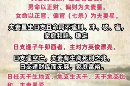 传统的四柱八字命理分析