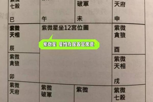 紫薇斗数天马位置不一样