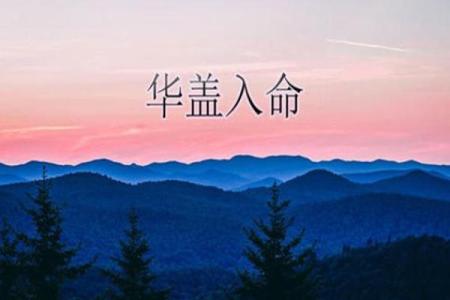 华盖八字