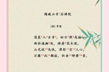 八字八行古诗