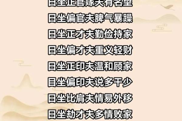 八字无财看妻子