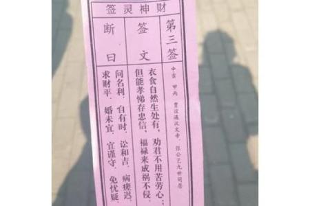 二十灵签解签大全