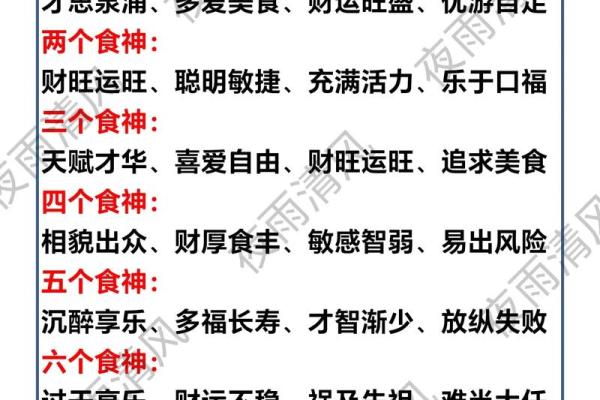 八字食神分析你命中的富贵运
