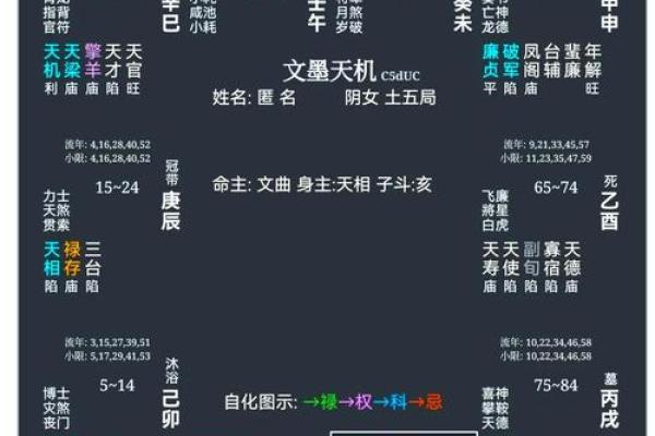 紫微斗数之诸星值限年运气推断：禄存星之限年