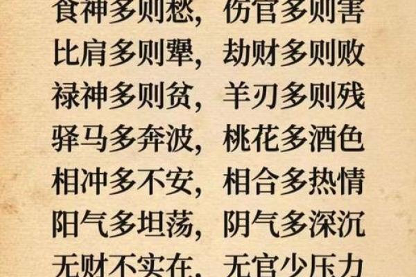 人生八字