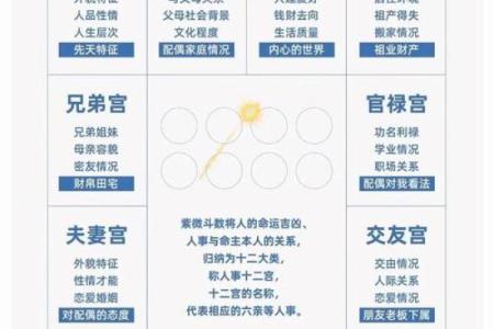 紫微斗数之四化论断法详释：命盘六条线