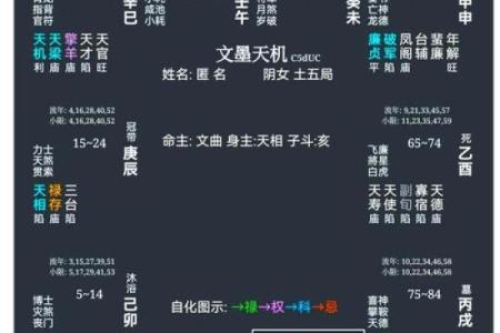 紫微斗数之诸星值限年运气推断：禄存星之限年