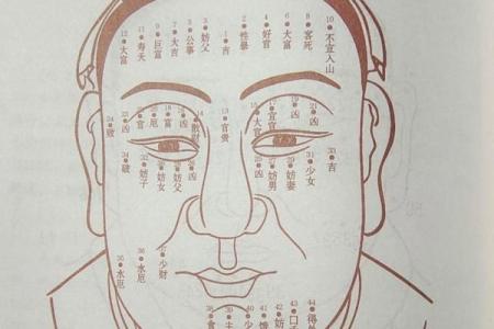 男人面相痣算命图解大全